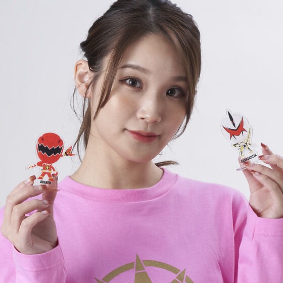 PRE-ORDER : Bakuryu Sentai Abaranger 20th Anniversary Deformed Acrylic Stand