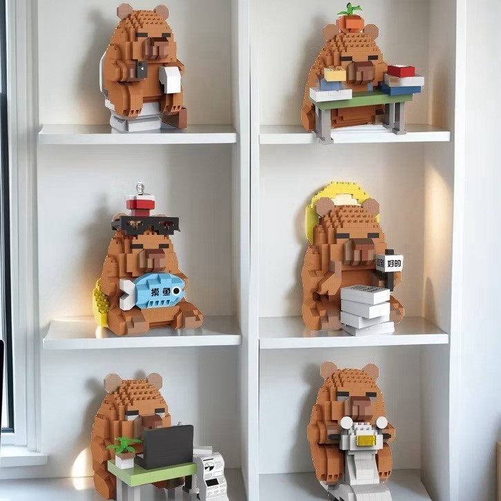 Biqikingdom - MZ 180-185 Daily Life Of Capybara