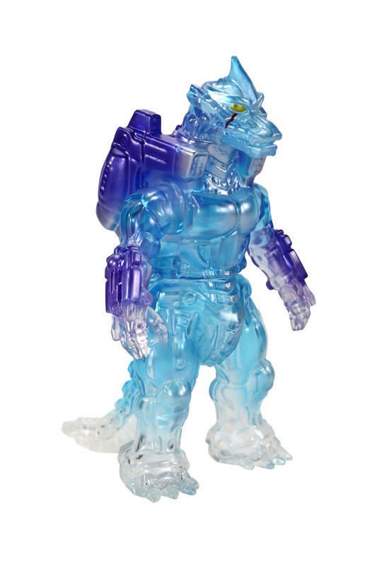 Godzilla - CCP Middle Size Series Godzilla EX Vol.5 Mechagodzilla (2002) Clear Blue Ver. Soft vinyl by CCP (Lot JP)