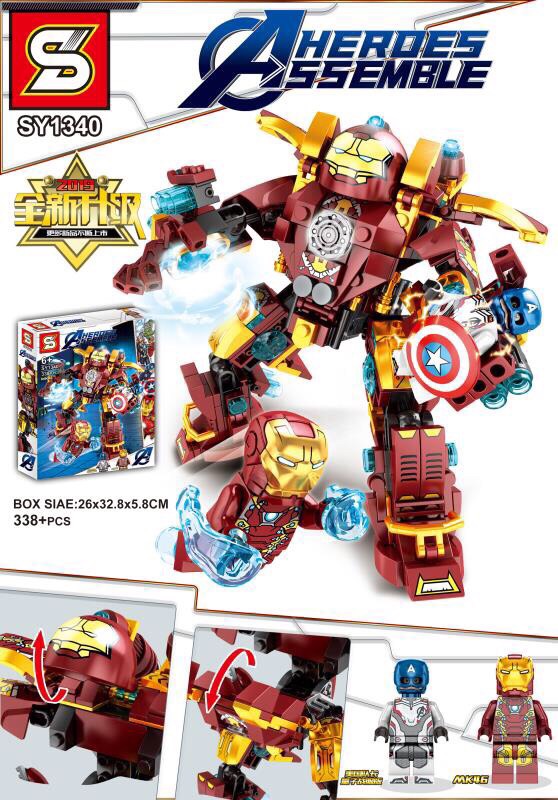 SY 1337-1340 Avengers Iron Man Hulk Busters