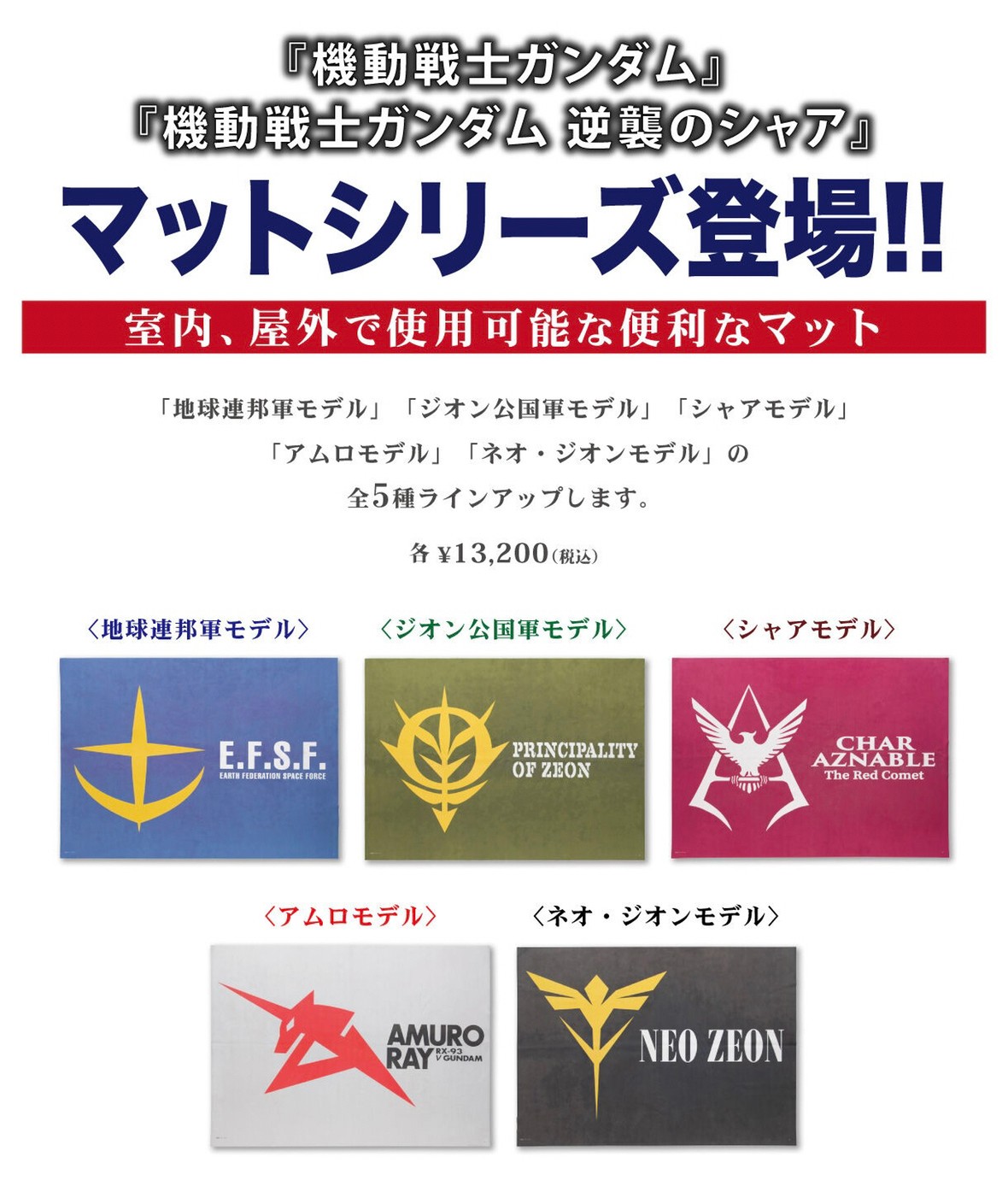 PRE-ORDER : Mobile Suit Gundam Mark Design Mat