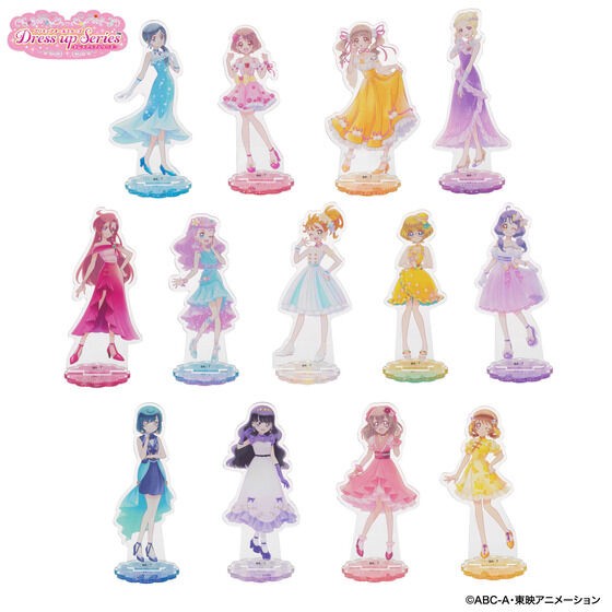 PRE-ORDER : Pretty Cure All Stars Dress Up Series Acrylic Stand