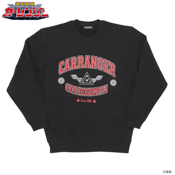 PRE-ORDER : Gekisou Sentai Carranger American Casual Logo Sweatshirt