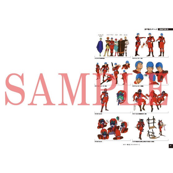 PRE-ORDER : [Made-to-order] Armored Trooper Votoms 40th Official Setting Material Collection Part.1