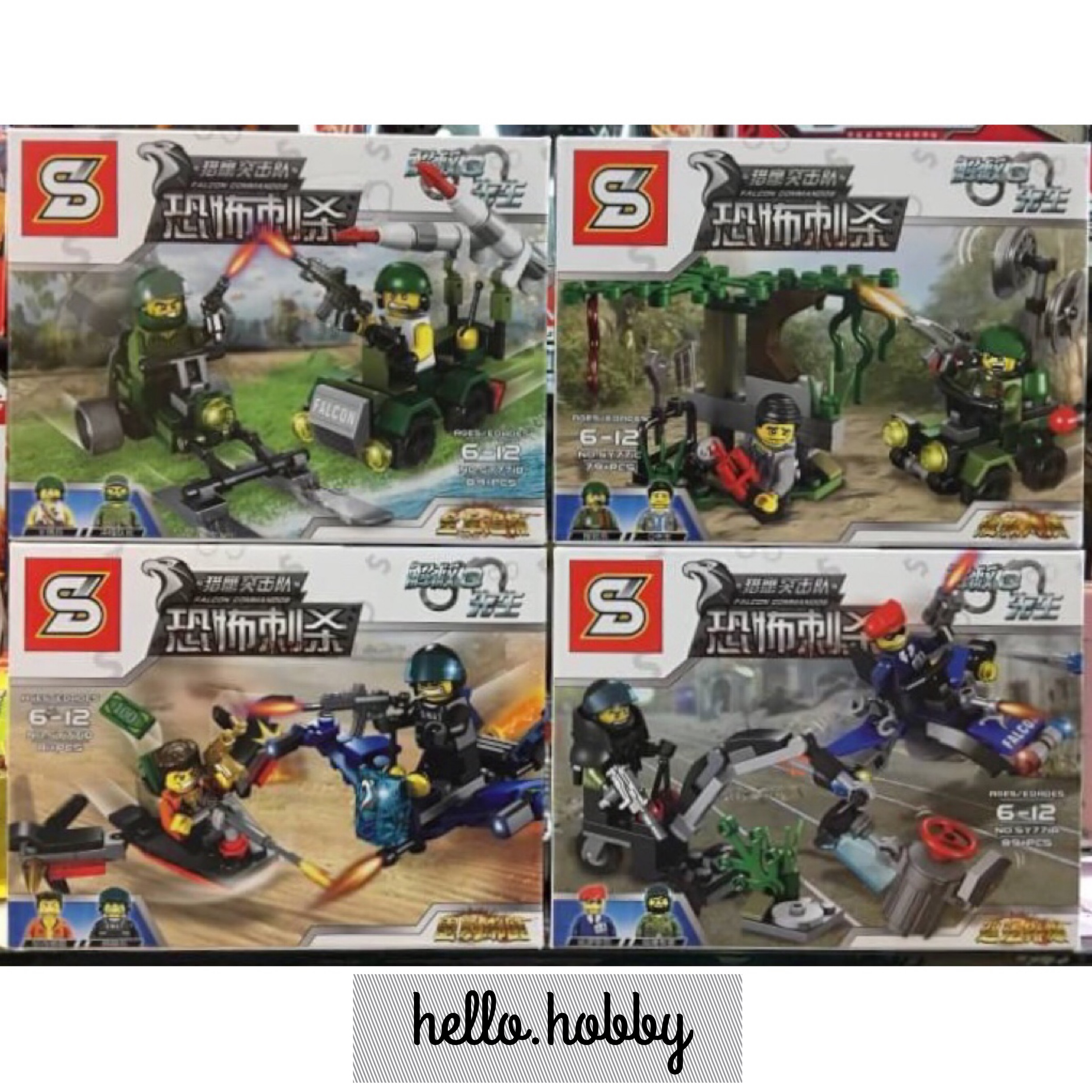 SY 771 A-D Military Falcon Commandos