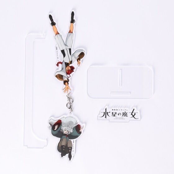 PRE-ORDER : Mobile Suit Gundam The Witch from Mercury Key Visual Yureru Acrylic Stand Duplex Suletta & Miorine