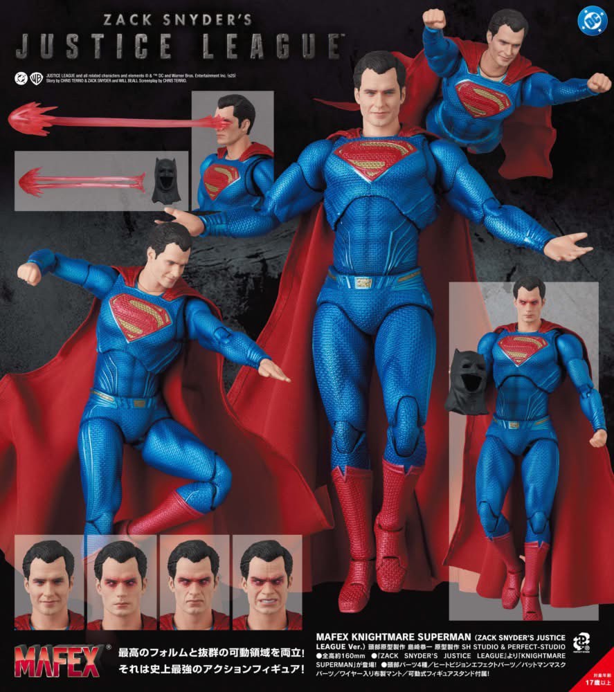 Pre-order : MAFEX No.273 Knightmare Superman (Zack Snyder's Justice League Ver.) by Medicom Toy