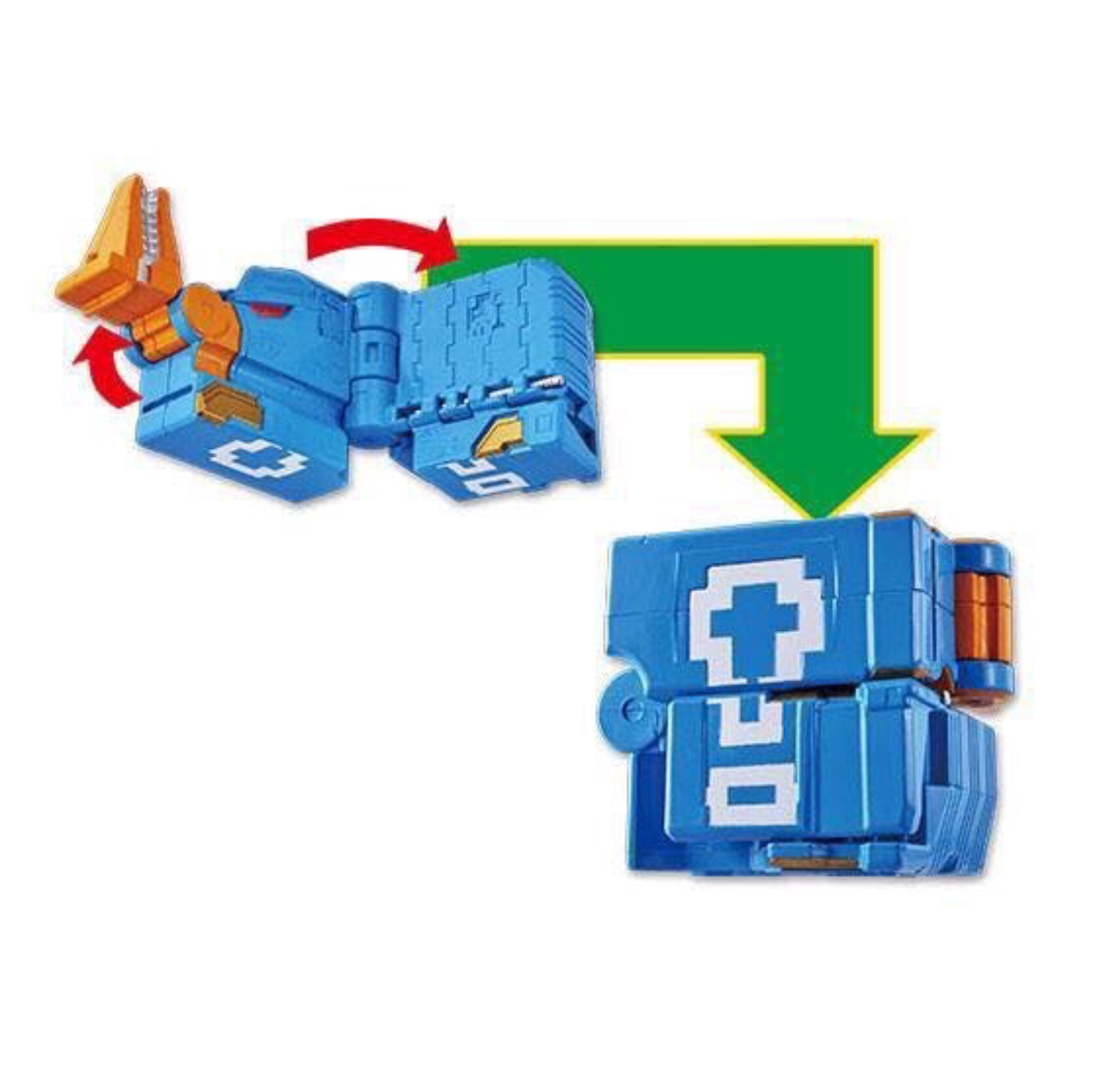 Doubutsu Sentai Zyuohger - Zyuoh Cube zebra&platypus set by Bandai