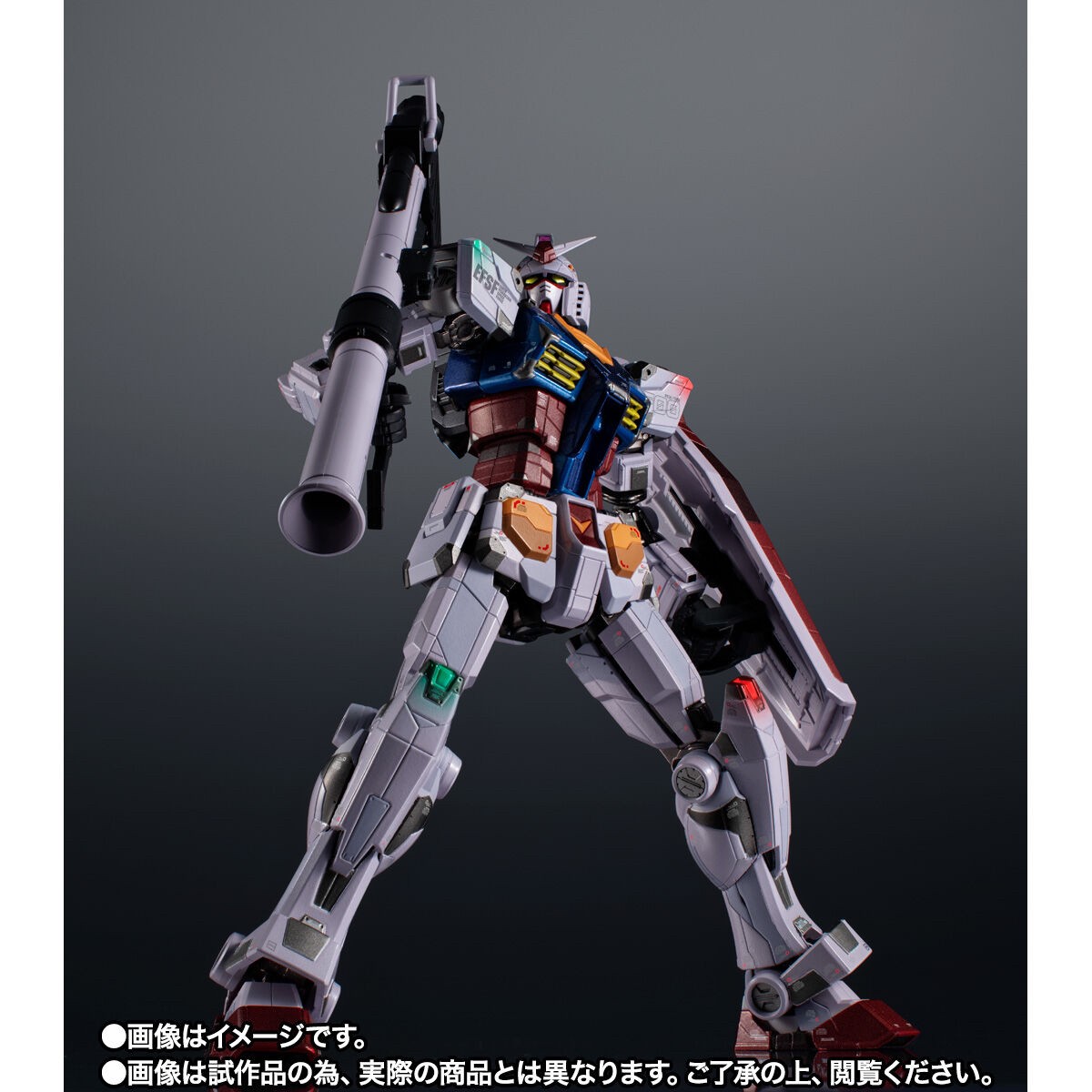หุ่นเหล็ก Gundam - Chogokin X GUNDAM FACTORY YOKOHAMA RX-78F00 GUNDAM -Night illuminated ver.- by Premium Bandai (Lot JP มีกล่องน้ำตาล