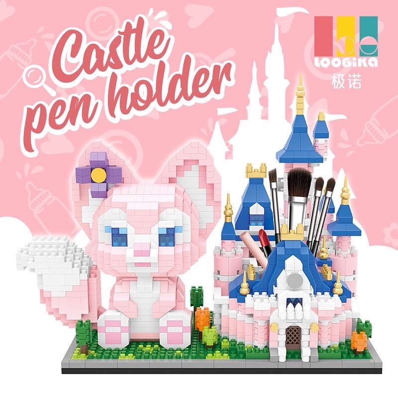 Loogika 2732 - Disney - Duffy - Linabel Castle Pen Case 1677pcs