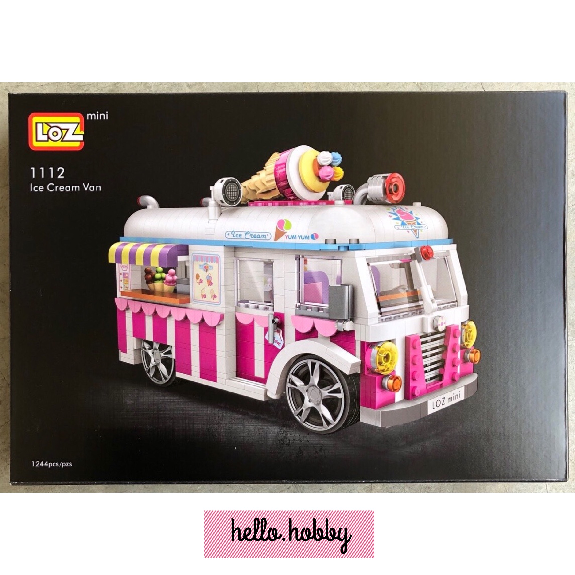 Loz 1112 Ice Cream Van 1244pcs