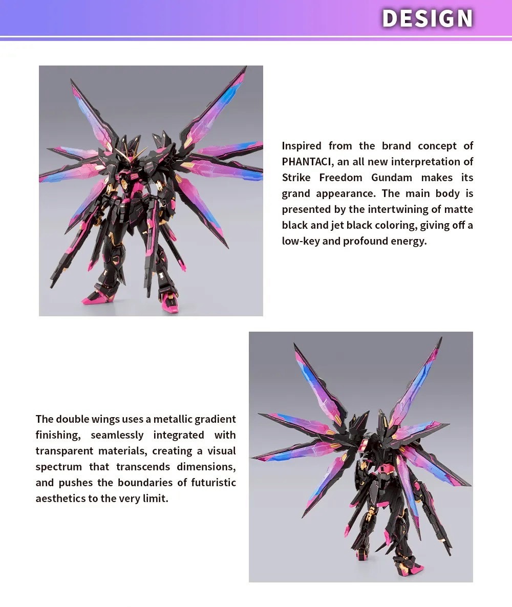 PRE-ORDER : METAL BUILD PHANTACI STRIKE FREEDOM GUNDAM ver.J