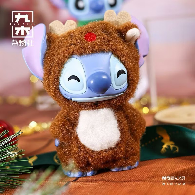 ตุ๊กตาสติทช์คริสมาส ลิขสิทธิ์แท้ ได้ 1ตัว - Disney - Stitch - Christmas Dressed Series by Enesco x Grand Jester Studios