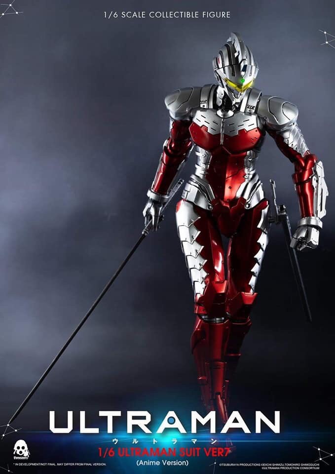 Pre-order : Ultraman Suit Ver 7 (Anime Version) 1/6 Scale Collectible Figure By THREEZERO