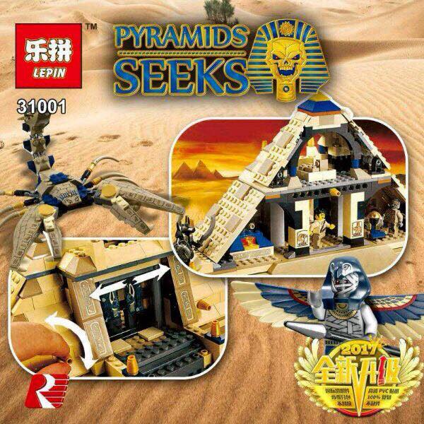 Lepin 31001 Pharaoh’s Quest - Scorpion Pyramid 822pcs