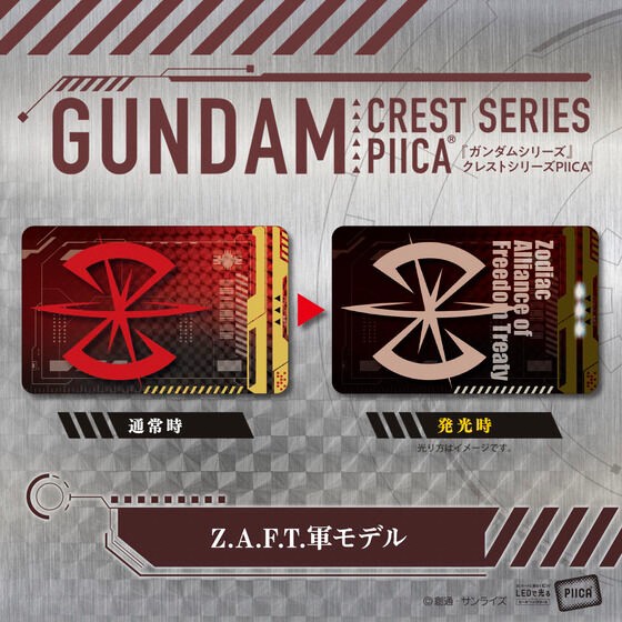 PRE-ORDER : Gundam Series PIICA + Clear Pass Case 2nd Crest Series (Random)