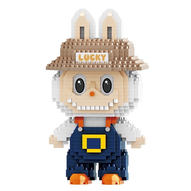 ตัวต่ออาร์ตทอย Size Jumbo - Linkgo 60001-60004 Art Toy - Popmart - Labubu