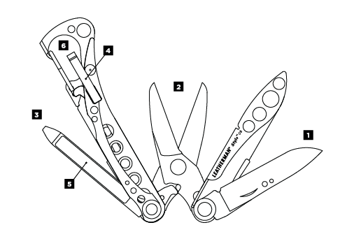 เครื่องมือ Leatherman Style CS