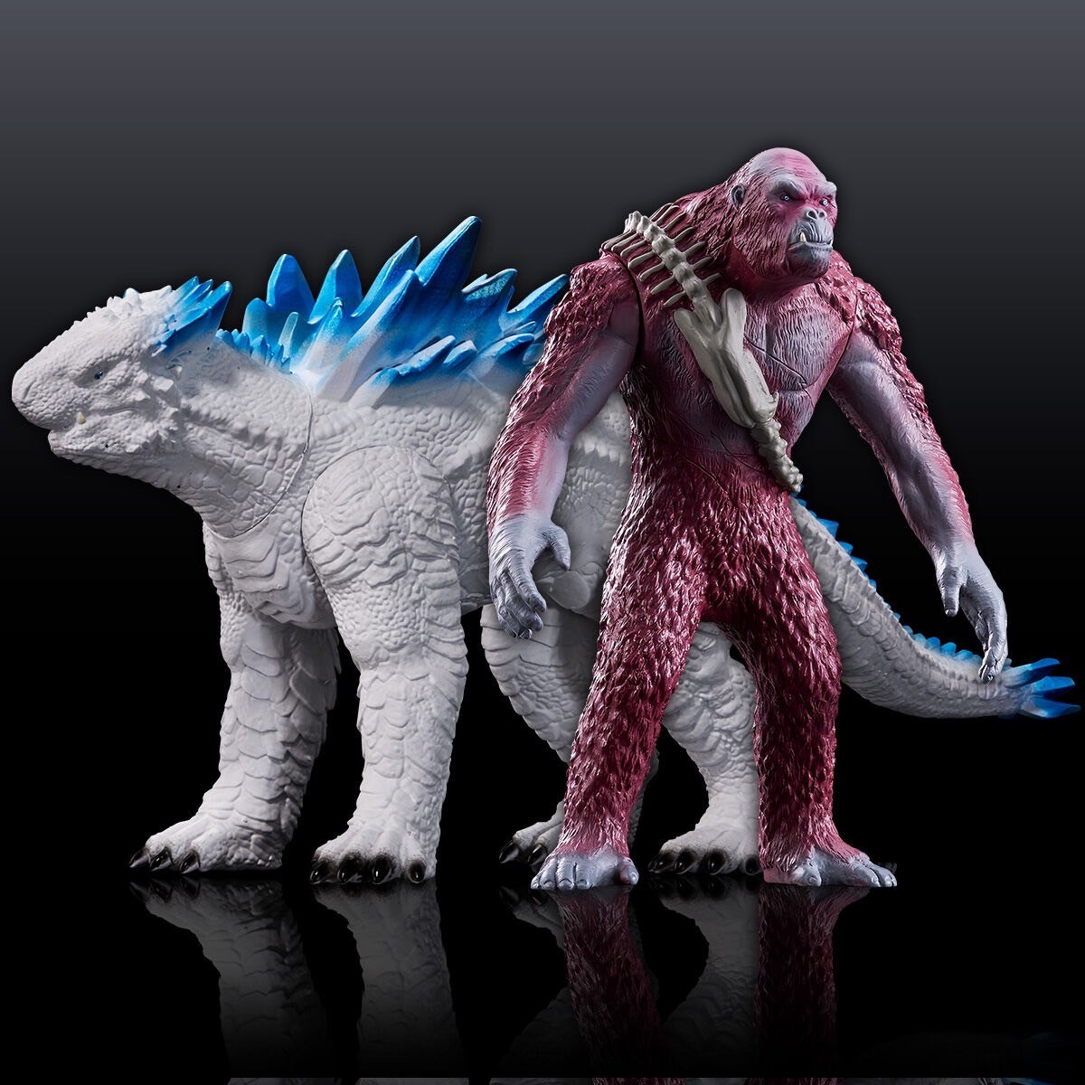 ซอฟท์ Godzilla - Movie Monster Series - SHIMO & SKAR KING Set (from Movie "Godzilla x Kong: The New Empire") by Premium Bandai (Limited มีกล่องน้ำตาล)