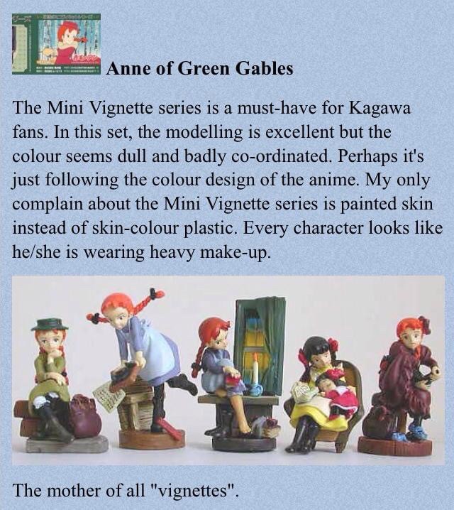 กาชาปอง Kaiyodo Movic K&M Mini Vignette Series The World Masterpiece Theater: Anne of Green Gables Gashapon (Set of 5) by Kaiyodo