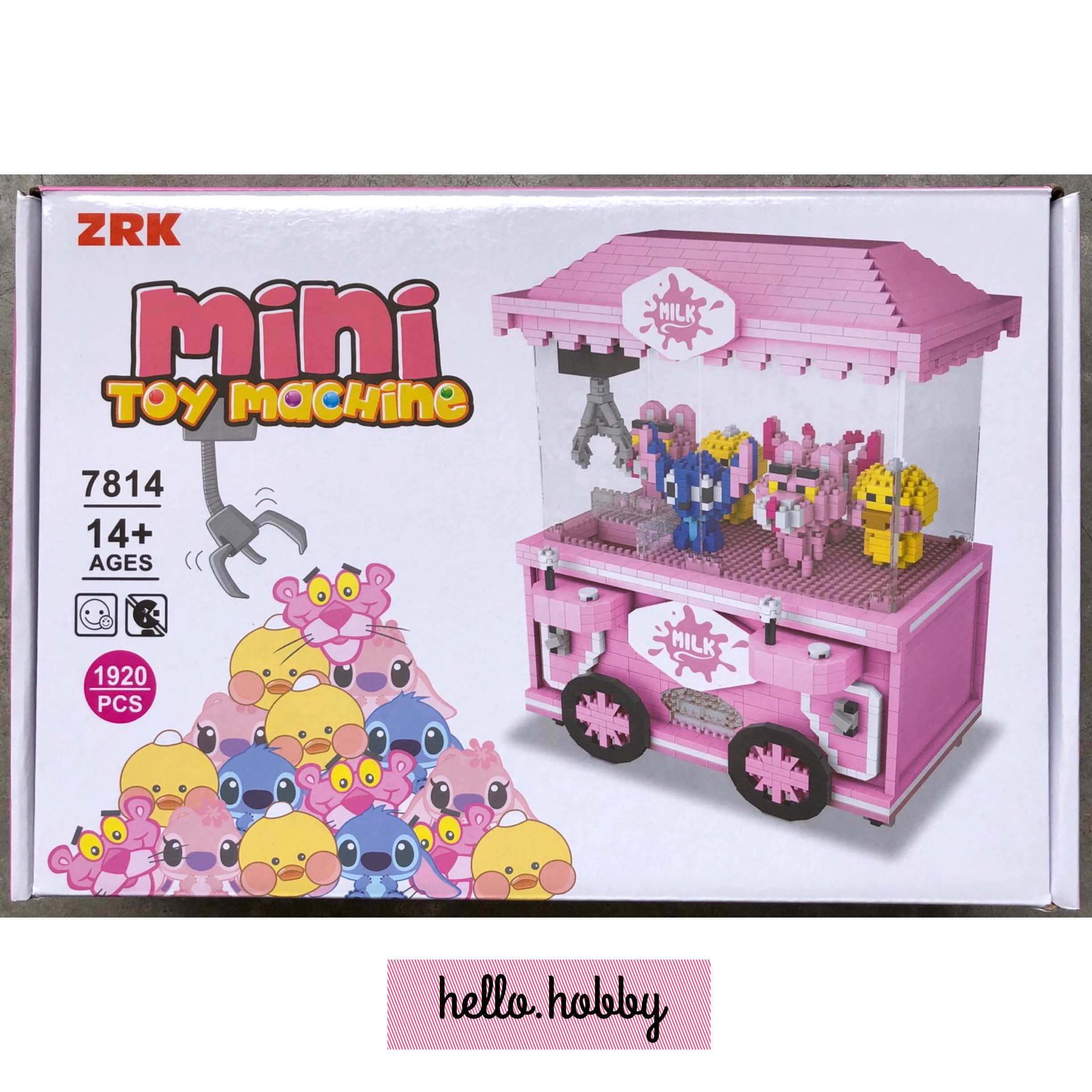 ZRK 7814 Mini Toy Machine 1920pcs