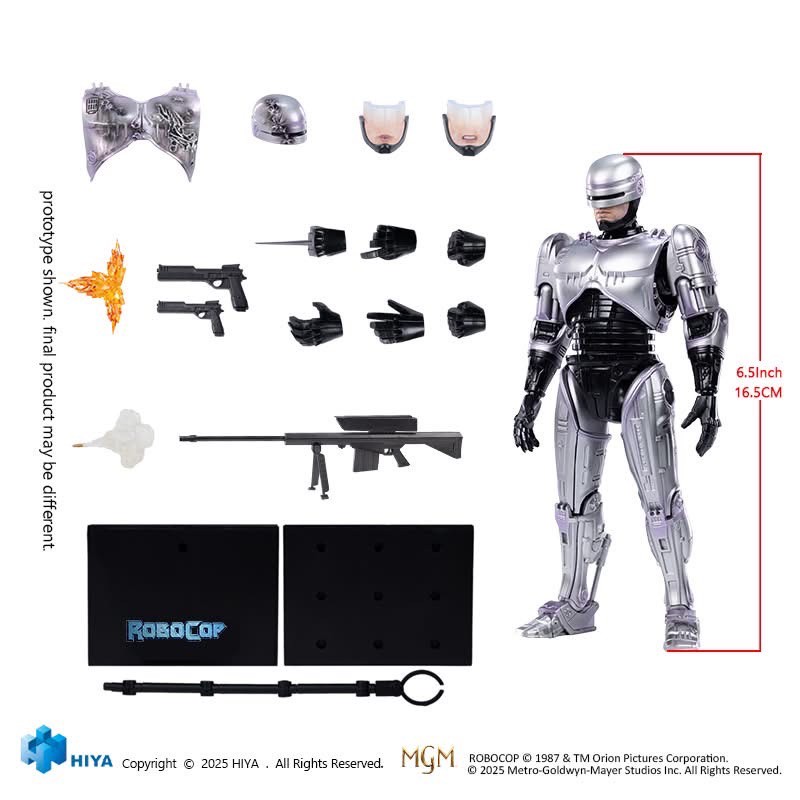 Pre-order : EXQUISITE SUPER Series 1/12 ROBOCOP Die-cast Action Figure by Hiya Toys