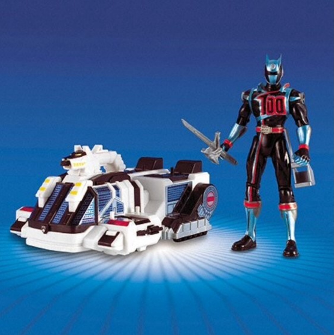 Tokusou Sentai Dekaranger - Deka Ranger & Deka Base Crawler by Bandai