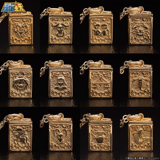 PRE-ORDER : Saint Seiya Gold Cloth Box Silver925 Pendant