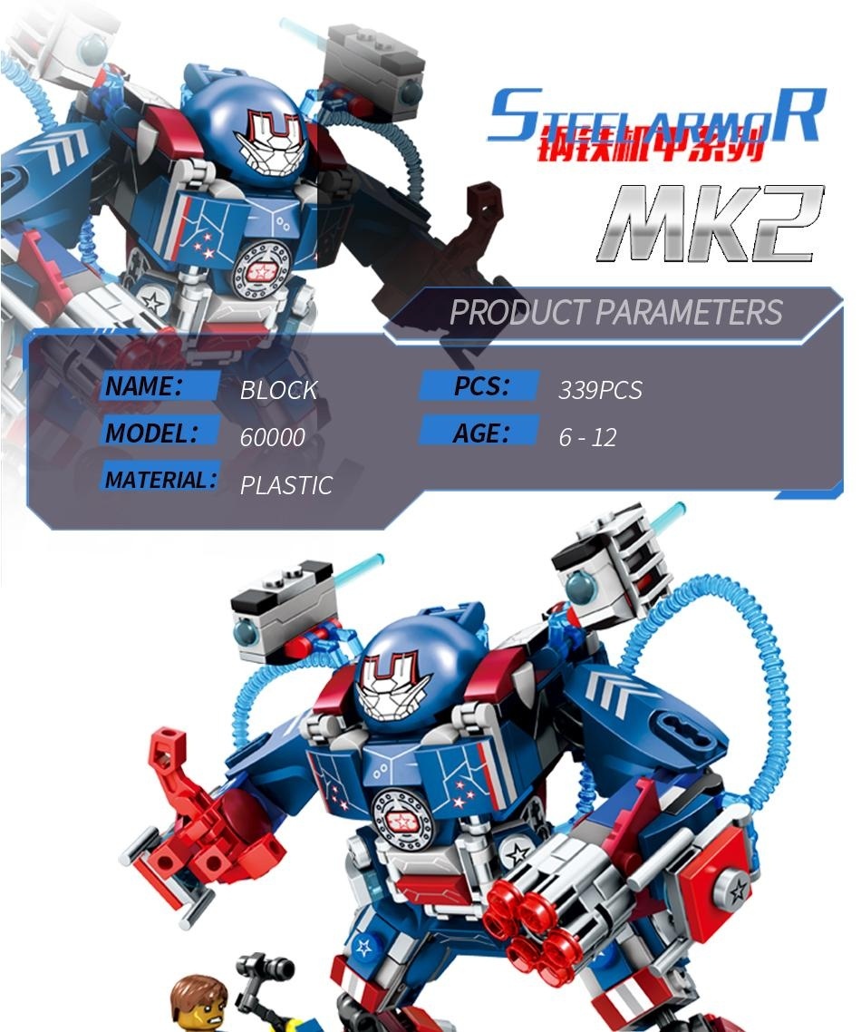 Sembo 60000 MK2 Iron Man Iron Patrout 339pcs