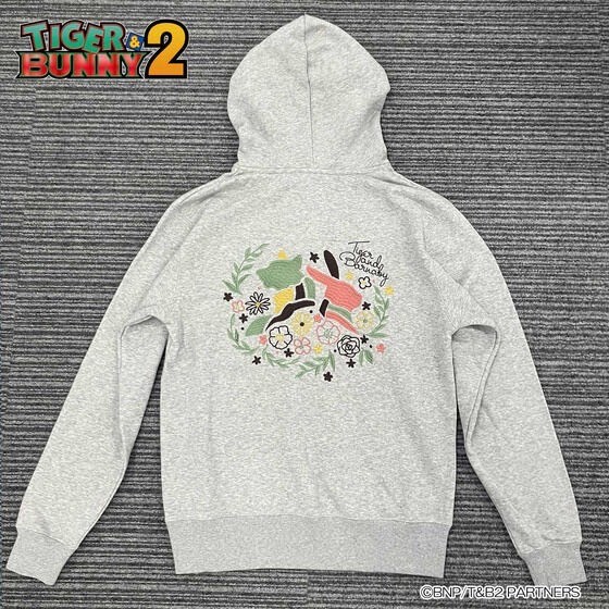 PRE-ORDER : ONOFFYFREE TIGER＆BUNNY2 Embroidered Zip-up / Hoodie