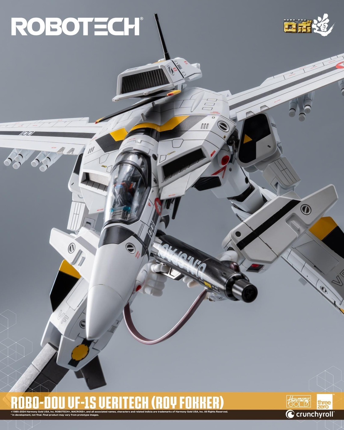 Pre-order : Robotech ROBO-DOU ROBOTECH VF‐1S Veritech (Roy Fokker) by Threezero