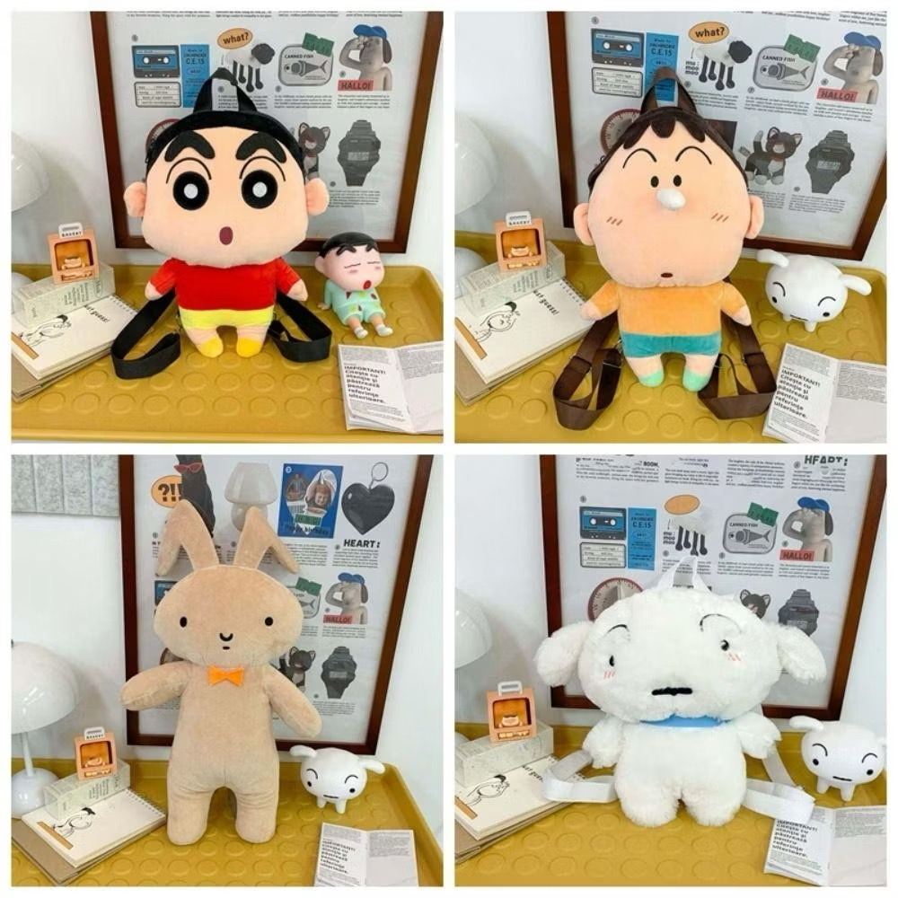 กระเป๋าเป้ตุ๊กตาชินจังลิขสิทธิ์แท้ Crayon Shinchan Doll Backpack by Youmai