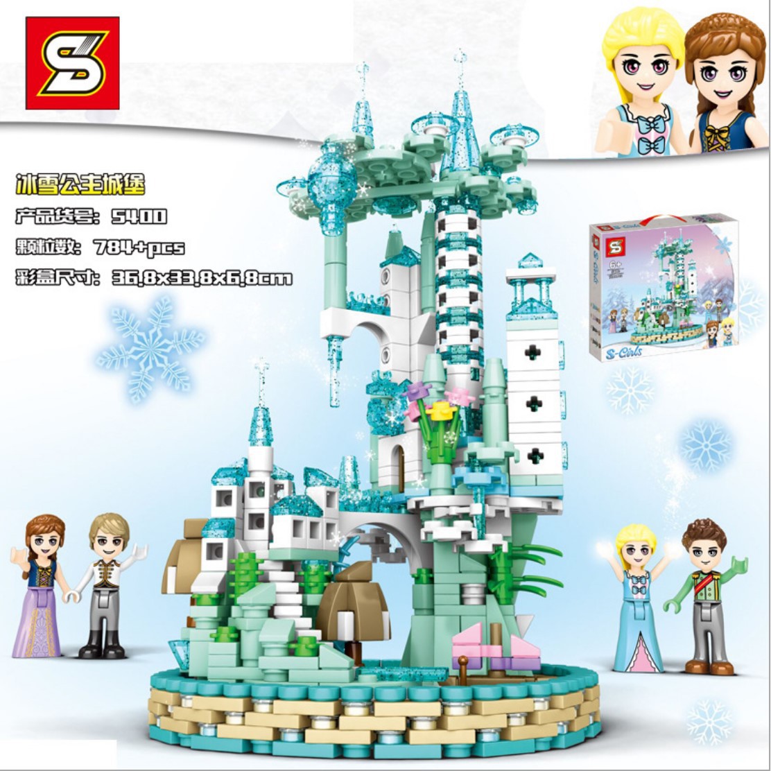Sy 5400 Disney Frozen Castle 784pcs