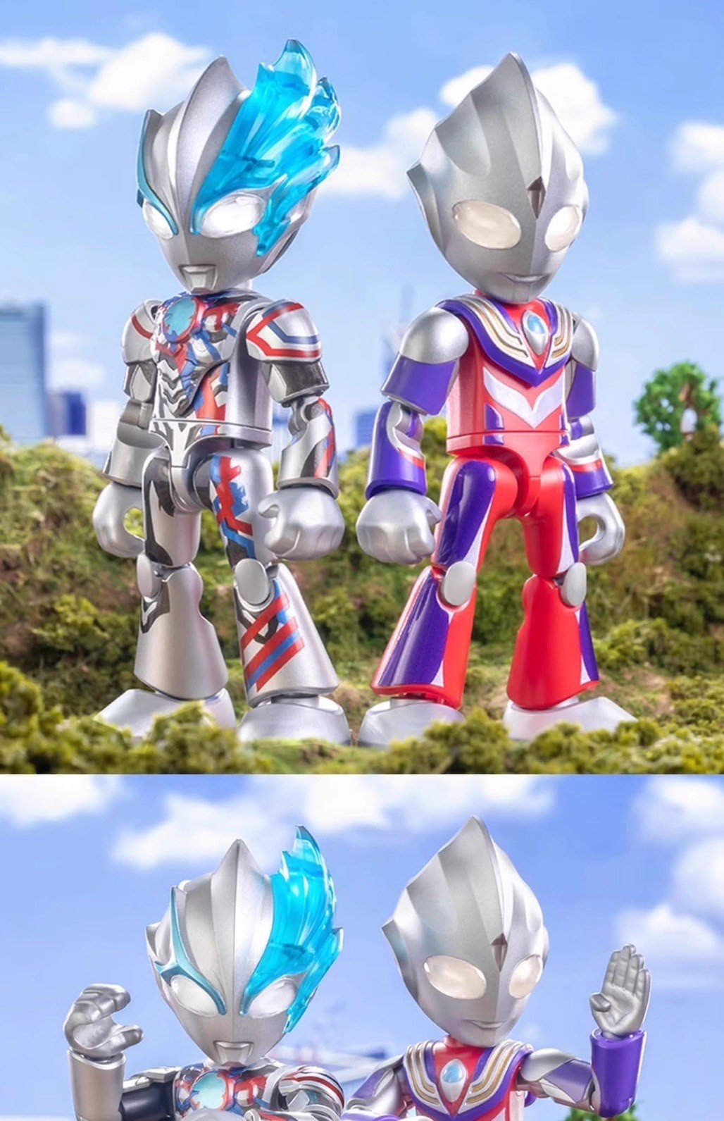 Pre-order : Blokees preCOOL Series Ultraman Amazing Level The Magic Edition 1 Plastic Model Kit (Set of 4) by Buluke Blokess Bloks