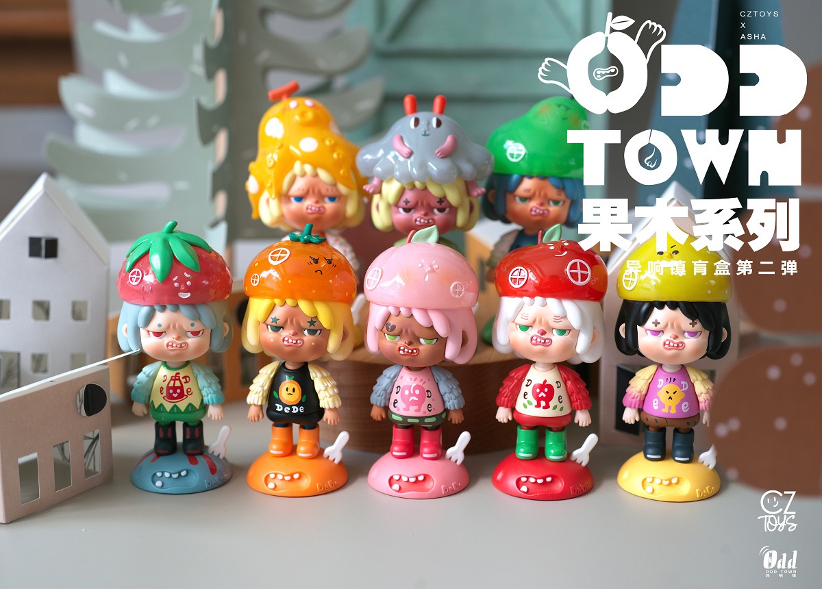 Odd Town Fruit Series By CZTOYS x ASHA (Set of 8+1secret)