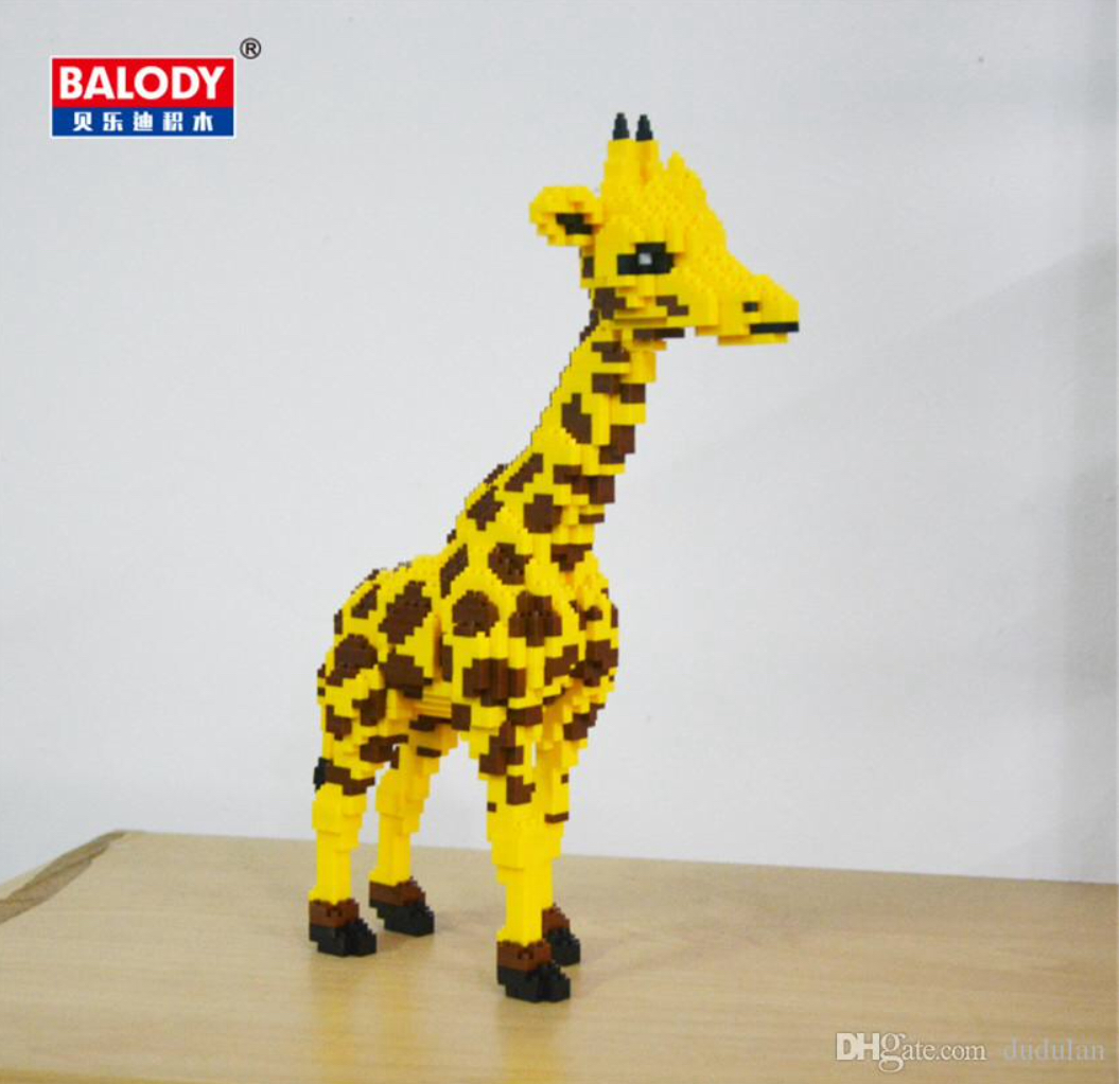 Balody 16065 Giraffe (stand) 1350pcs