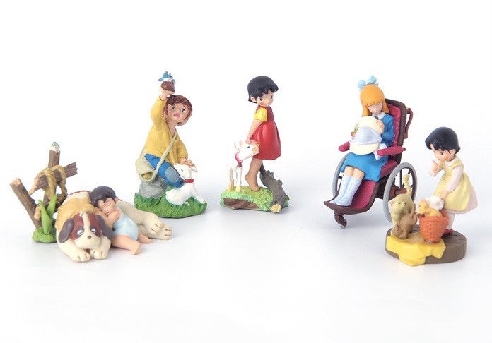 กาชาปอง Kaiyodo Movic K&M Mini Vignette Series The World Masterpiece Theater: Heidi, A Girl of the Alps Gashapon (Set of 5) by Kaiyodo