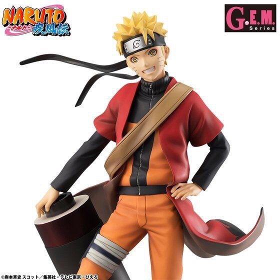 PRE-ORDER : G.E.M. SERIES NARUTO SHIPPUDEN UZUMAKI NARUTO SENNIN MODE PVC FIGURE