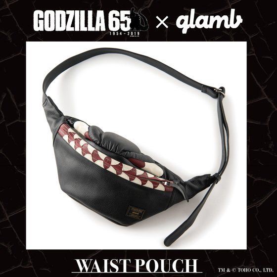 PRE-ORDER : [Godzilla x glamb] Collaboration Waist Pouch
