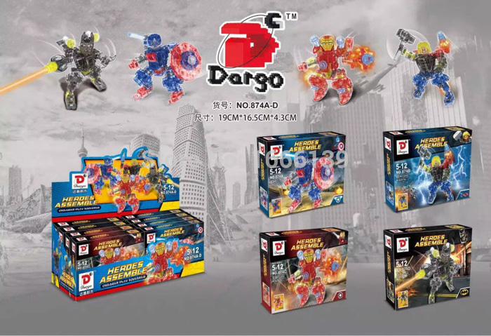 Dargo 874 A-D Heroes Assemble Transparent