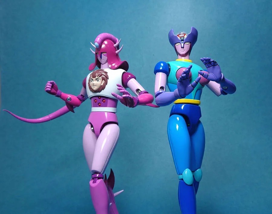 Soul of Chogokin - GX-108 Rhein X1 & Dianan A By Bandai