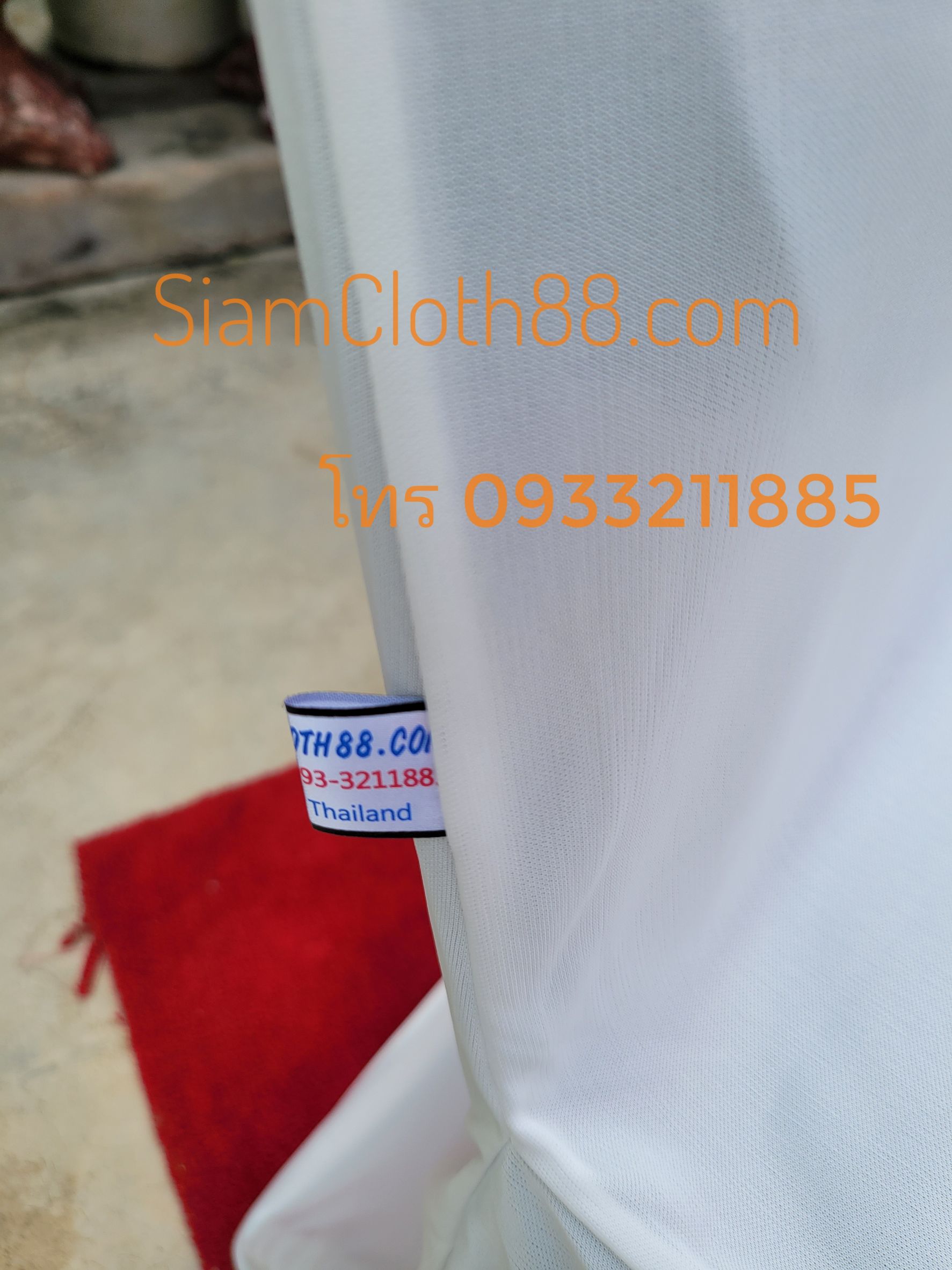 ผ้าคลุมเก้าอี้นวมเหล็ก ทรง A แบบ 2 จีบทวิสหน้า