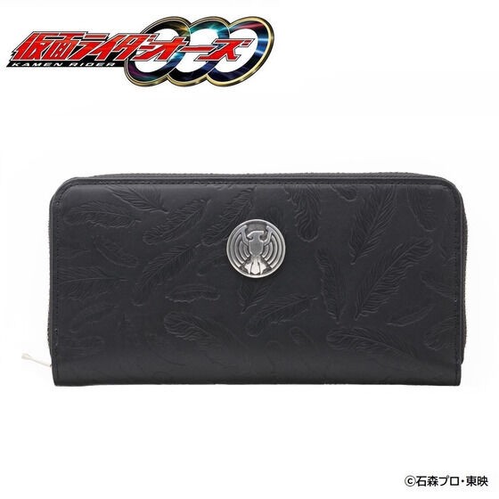 PRE-ORDER : Kamen Rider OOO Genuine Leather Round Wallet Ankh Model