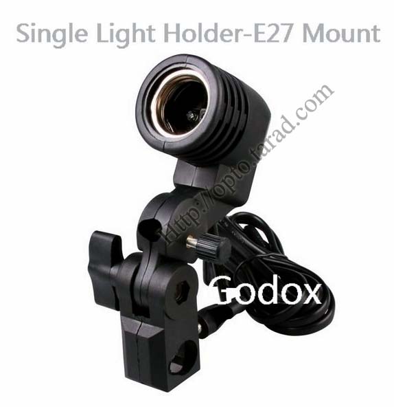 E27 Single Bulb Holder with Umbrella Light Holder