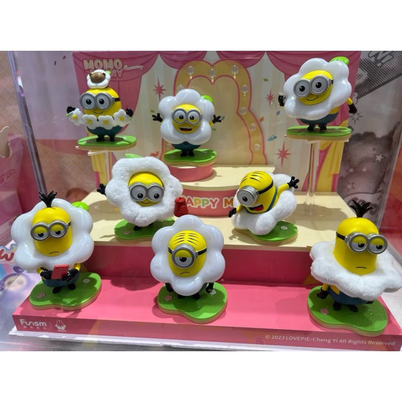 โมเดล ได้ 1 ตัว | Minions - Flower Garden Series by Miniso