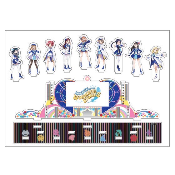 PRE-ORDER : Love Live! Sunshine!! Uranohoshi Girls' High School Store Live Stage Acrylic Diorama Aqours
