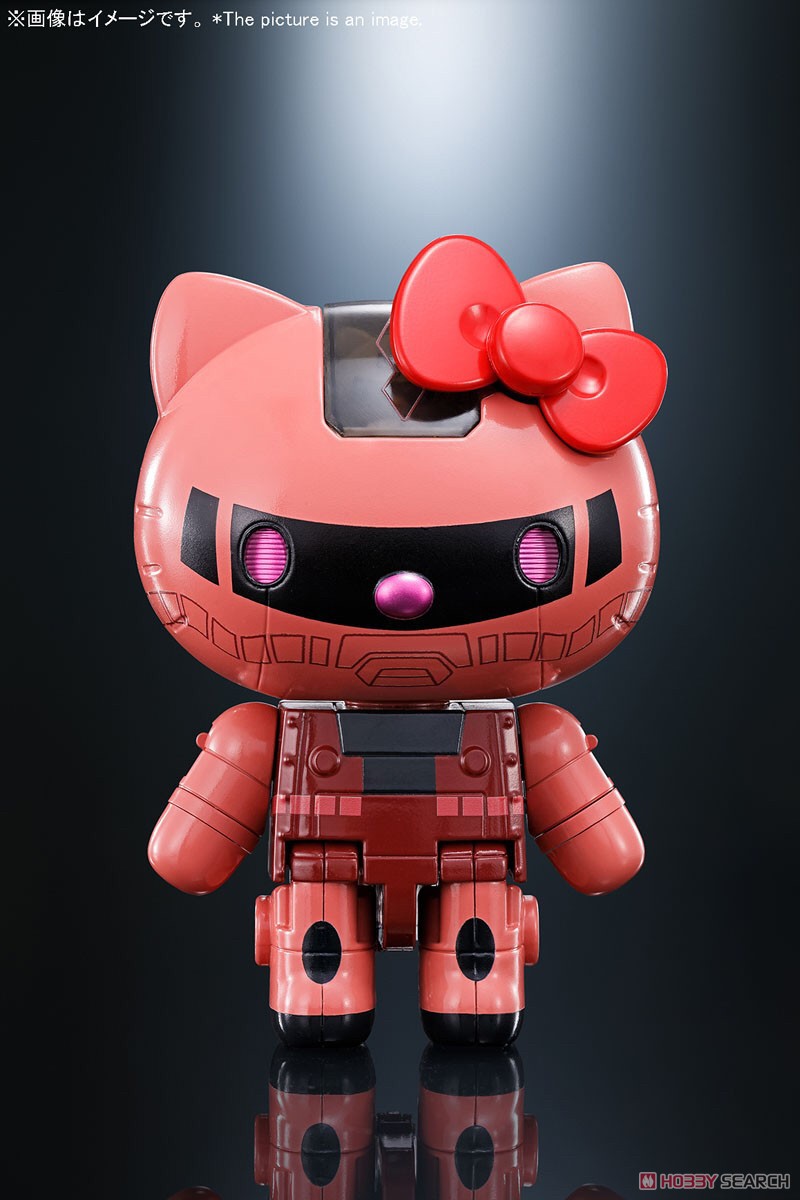 CHOGOKIN Char's Zaku II x Hello Kitty by Bandai