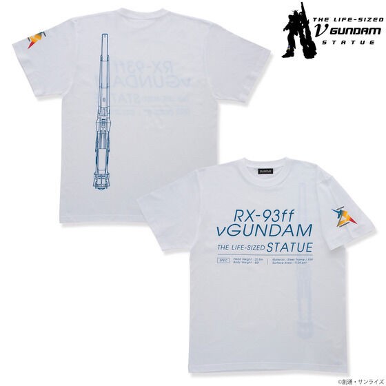 PRE-ORDER : Life-sized νGundam Statue T-shirt