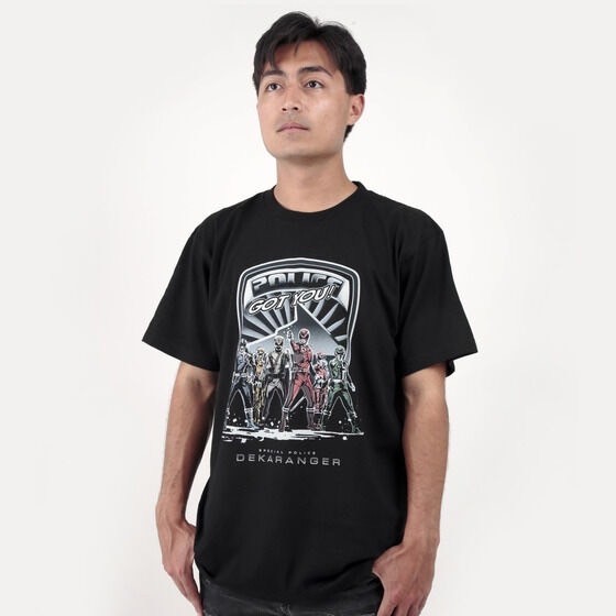 PRE-ORDER : Toei Hero T-shirt Tokusou Sentai Dekaranger American Comic Book Style Design