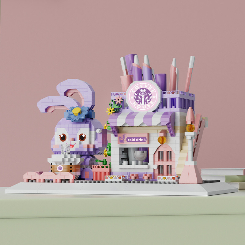 YKO P 1152 - 1157 Pen Holder Shop Set Cinnamoroll / Pikachu / Stella lou / Lotso / Kuromi / Linabel